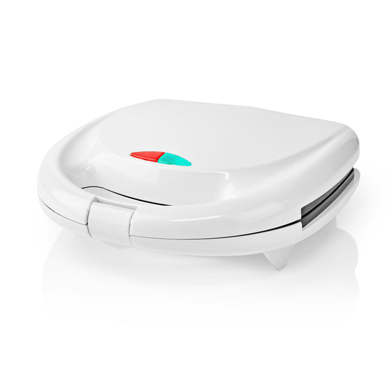 Nedis KASM100WT Tosti-apparaat 800 W Wit