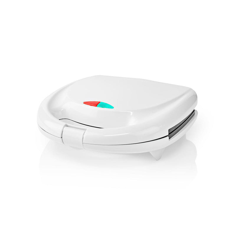 Nedis KASM100WT Tosti-apparaat 800 W Wit