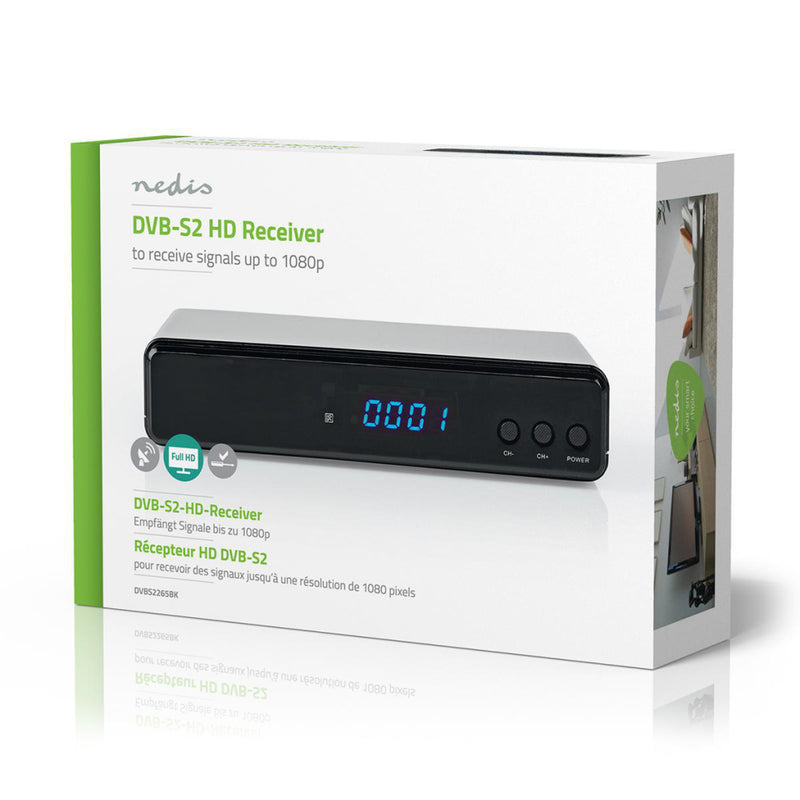 Nedis DVBS2265BK Dvb-s2 Hd-ontvanger