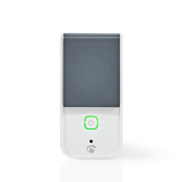 Nedis WIFIPO120FWT Wi-fi Smart Stekker Voor Buiten Spatwaterbestendig Ip44 Verbruiksmonitor Schuko