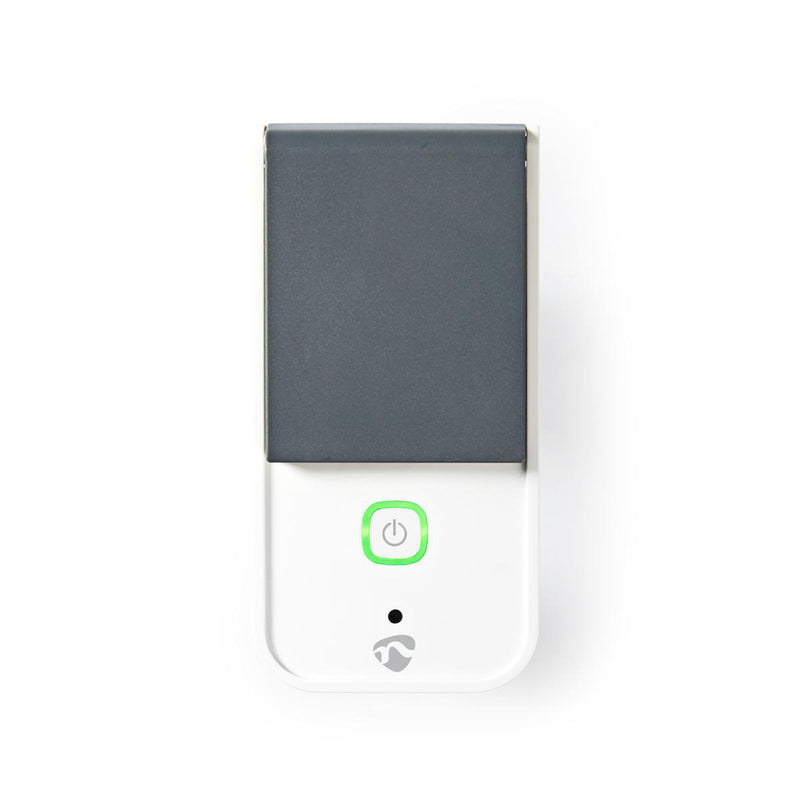 Nedis WIFIPO120FWT Wi-fi Smart Stekker Voor Buiten Spatwaterbestendig Ip44 Verbruiksmonitor Schuko