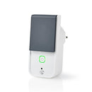 Nedis WIFIPO120FWT Wi-fi Smart Stekker Voor Buiten Spatwaterbestendig Ip44 Verbruiksmonitor Schuko