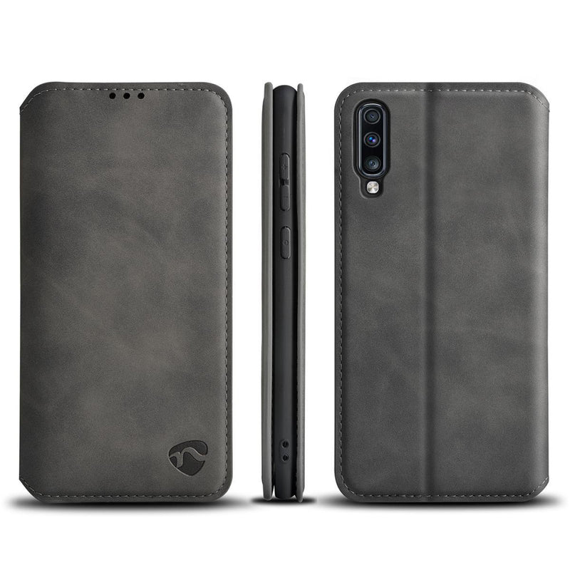 Nedis SSW10022BK Soft Wallet Book Voor Samsung Galaxy A70 Transparant