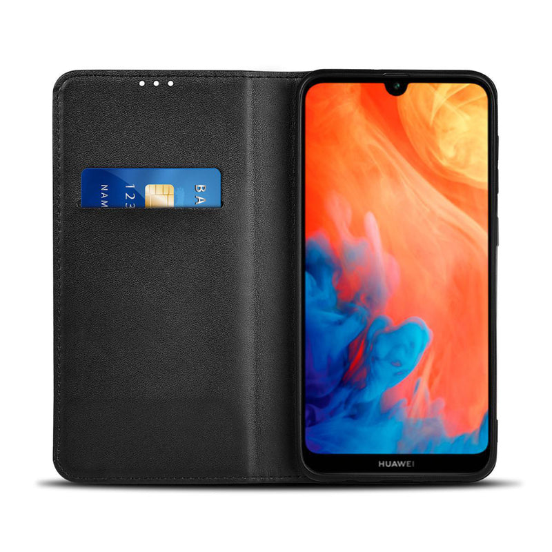 Nedis SWB30027BK Wallet Book Voor Y7 2019 / Y7 Prime 2019 / Y7 Pro 2019 Zwart