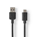 Nedis CCGW61600BK20 Usb 3.1 Cable Usb-c&trade; Male - A Male 2.0 M Zwart