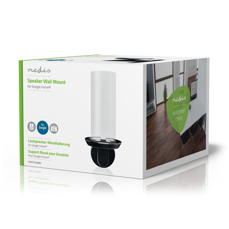 Nedis SPMT4100BK Muurbeugel Voor Speaker Google Home Max. 2 Kg Vast