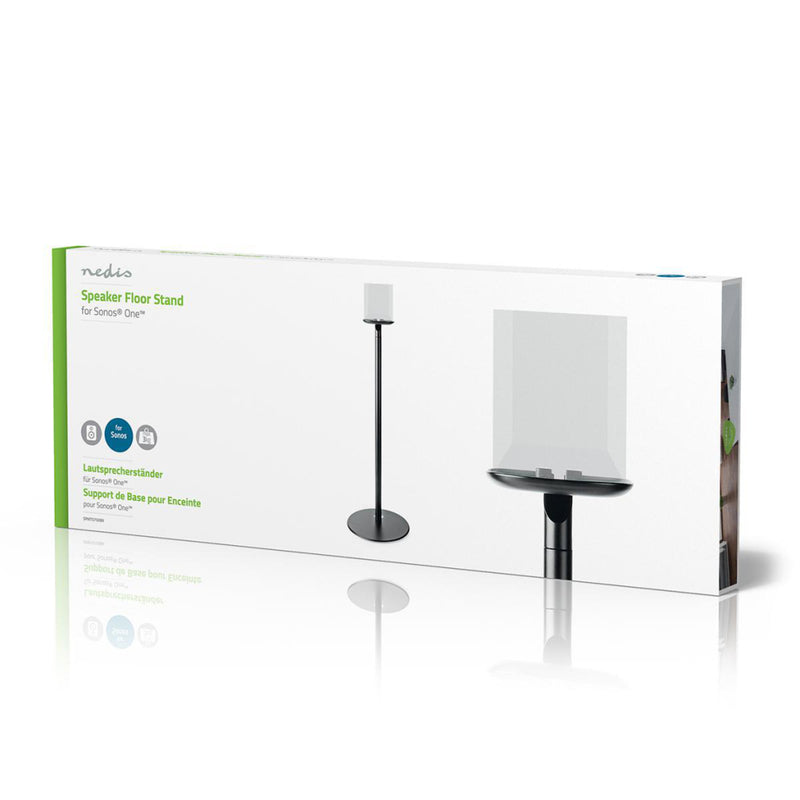 Nedis SPMT5750BK Vloerstandaard Voor Speakers Sonos® One / Sonos® Play:1 Max. 3 Kg Vast