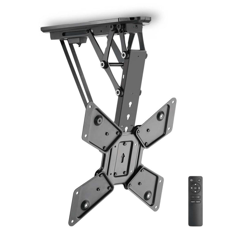 Nedis TVCM5830BK Gemotoriseerde Tv Plafondbeugel 23 - 55&quot; Max. 30 Kg -75&deg; ~ 0&deg; Kantelh