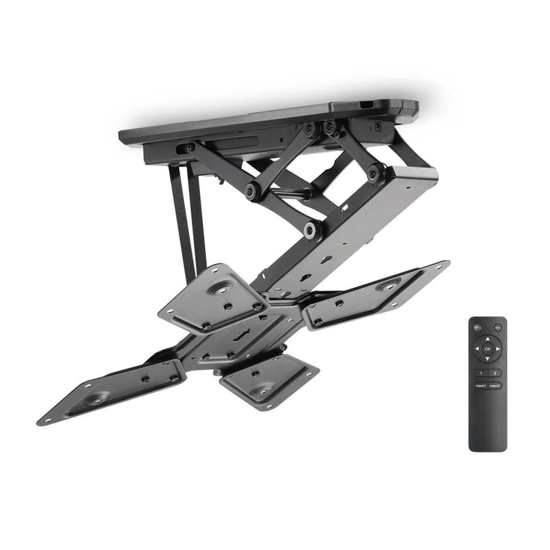 Nedis TVCM5830BK Gemotoriseerde Tv Plafondbeugel 23 - 55&quot; Max. 30 Kg -75&deg; ~ 0&deg; Kantelh