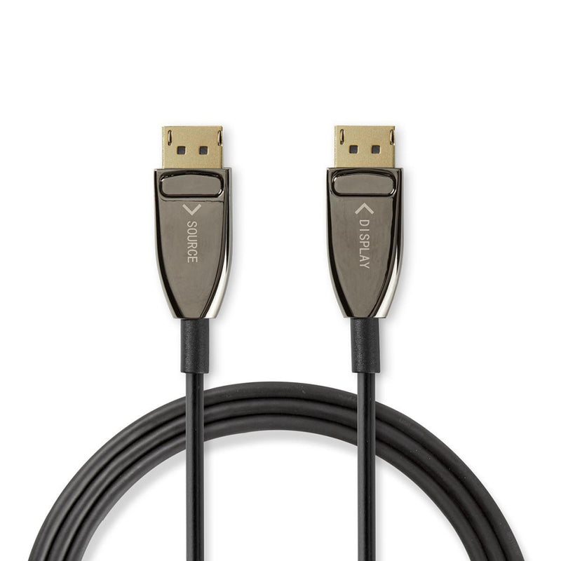 Nedis CCBG3700BK50 Displayport 1.4-kabel Aoc Displayport Male - Male 5,0 M Zwart