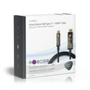 Nedis CCBG6410BK150 Usb Type-c&trade; Naar Hdmi&trade;-kabel Aoc Type-c&trade; Male - Hdmi&trade;-c
