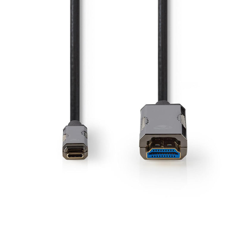 Nedis CCBG6410BK200 Usb Type-c&trade; Naar Hdmi&trade;-kabel Aoc Type-c&trade; Male - Hdmi&trade;-c