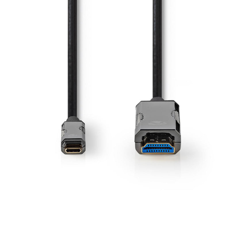 Nedis CCBG6410BK50 Actieve Optische Usb-kabel Usb-c&trade; Male Hdmi&trade; Connector 18 Gbps 5.00