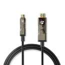 Nedis CCBG6410BK500 Usb Type-c&trade; Naar Hdmi&trade;-kabel Aoc Type-c&trade; Male - Hdmi&trade;-c