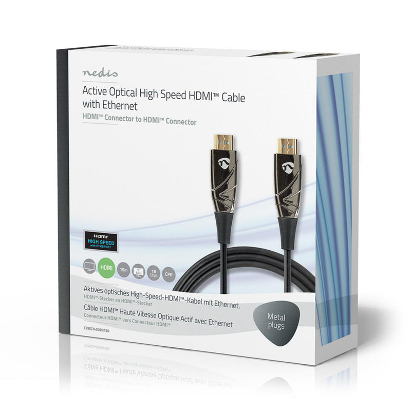 Nedis CVBG3400BK150 High Speed Hdmi&trade;-kabel Met Ethernet Aoc Hdmi&trade;-connector - Hdmi&trad
