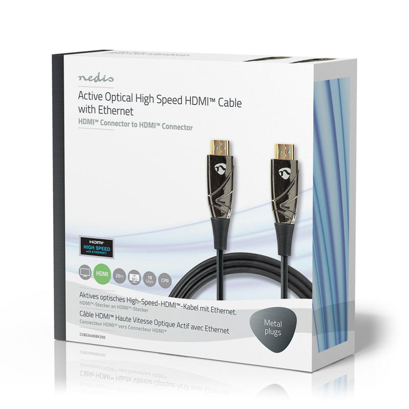 Nedis CVBG3400BK200 High Speed Hdmi&trade;-kabel Met Ethernet Aoc Hdmi&trade;-connector - Hdmi&trad