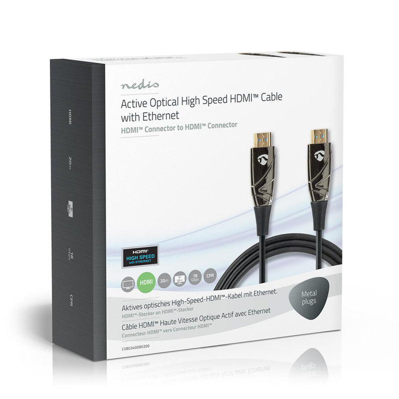 Nedis CVBG3400BK200 High Speed Hdmi&trade;-kabel Met Ethernet Aoc Hdmi&trade;-connector - Hdmi&trad