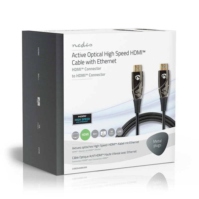 Nedis CVBG3400BK300 Actieve Optische High Speed Hdmi&trade;-kabel Met Ethernet Hdmi&trade; Connecto
