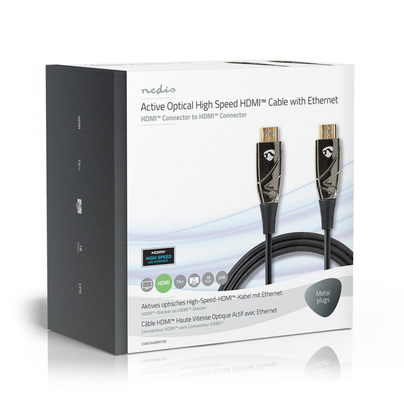 Nedis CVBG3400BK750 High Speed Hdmi&trade;-kabel Met Ethernet Aoc Hdmi&trade;-connector - Hdmi&trad