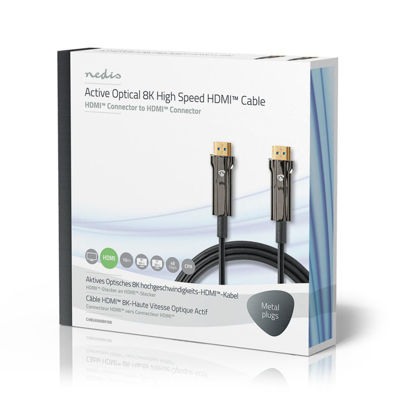 Nedis CVBG3500BK100 Ultra High Speed Hdmi&trade;-kabel Aoc Hdmi&trade;-connector - Hdmi&trade;-conn