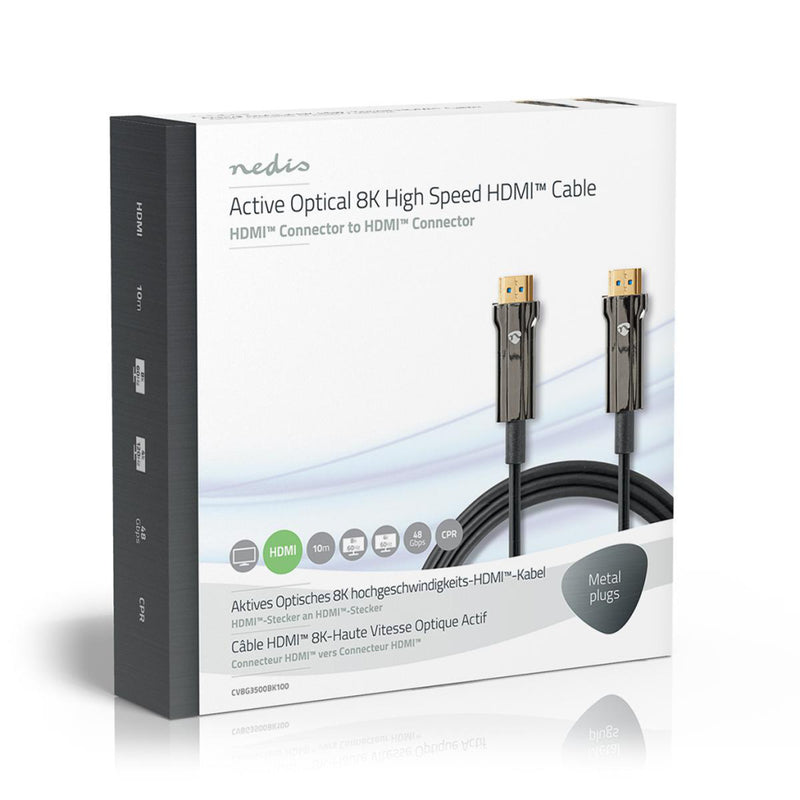 Nedis CVBG3500BK100 Ultra High Speed Hdmi&trade;-kabel Aoc Hdmi&trade;-connector - Hdmi&trade;-conn