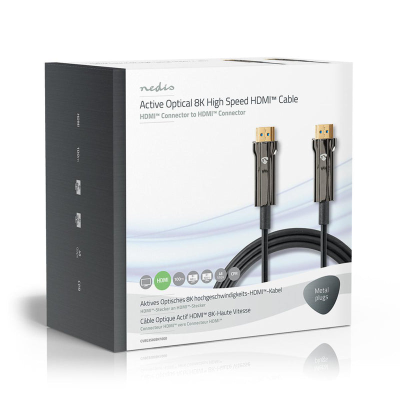 Nedis CVBG3500BK1000 Ultra High Speed Hdmi&trade;-kabel Aoc Hdmi&trade;-connector - Hdmi&trade;-con
