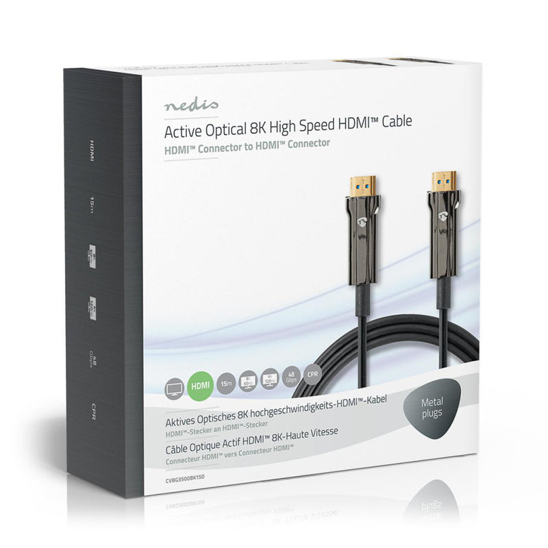 Nedis CVBG3500BK150 Ultra High Speed Hdmi&trade;-kabel Aoc Hdmi&trade;-connector - Hdmi&trade;-conn