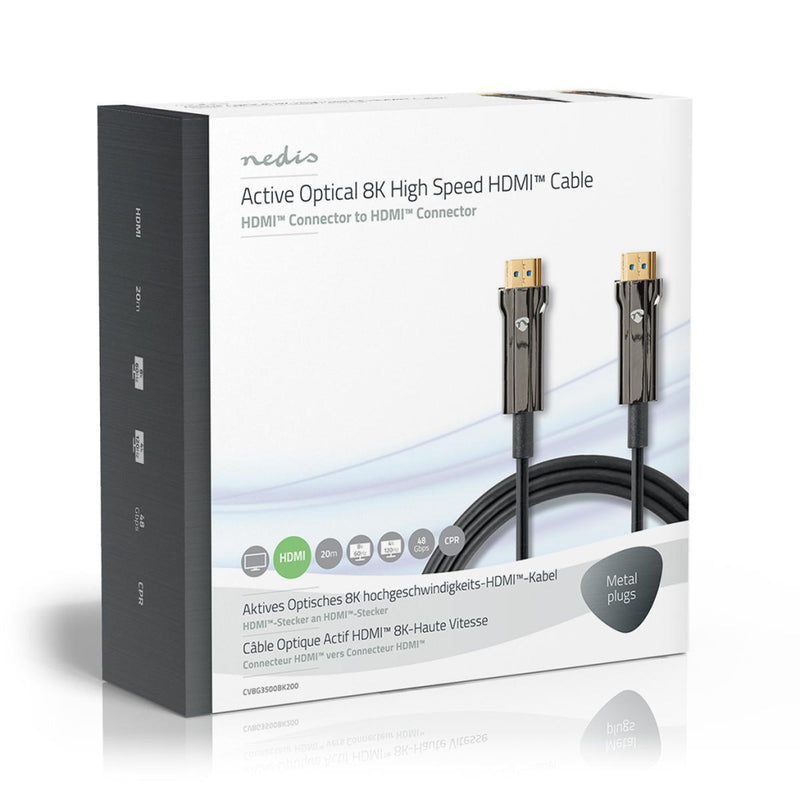 Nedis CVBG3500BK200 Ultra High Speed Hdmi&trade;-kabel Aoc Hdmi&trade;-connector - Hdmi&trade;-conn