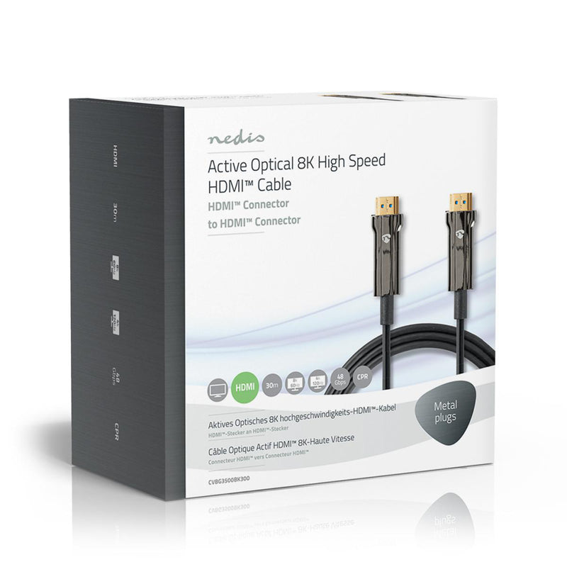 Nedis CVBG3500BK300 Ultra High Speed Hdmi&trade;-kabel Aoc Hdmi&trade;-connector - Hdmi&trade;-conn