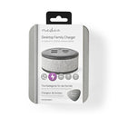 Nedis FSCSPD100GY Stoffen Tafellader Voor Het Hele Gezin 3x Usb 2.1 A (max.) 1x Usb C&trade; 30 W P