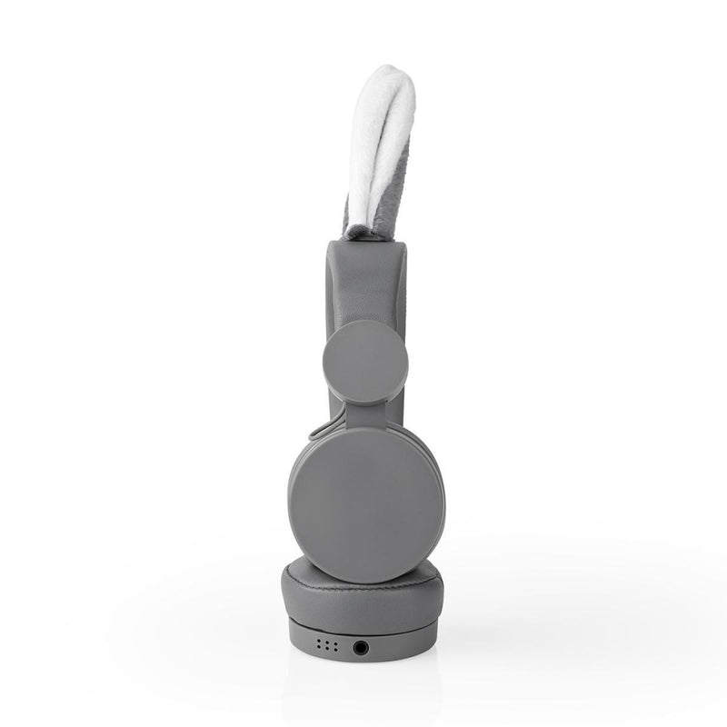 Nedis HPWD4000GY Bedrade Koptelefoon 1,2 M Ronde Kabel On-ear Afneembare Magnetische Oren Willy Wol