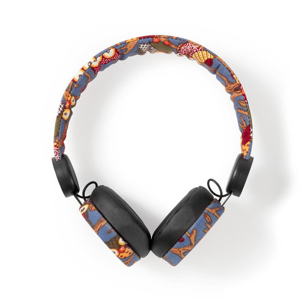 Nedis HPWD4101BK Bedrade Koptelefoon 1,2 M Ronde Kabel On-ear Uil Zwart