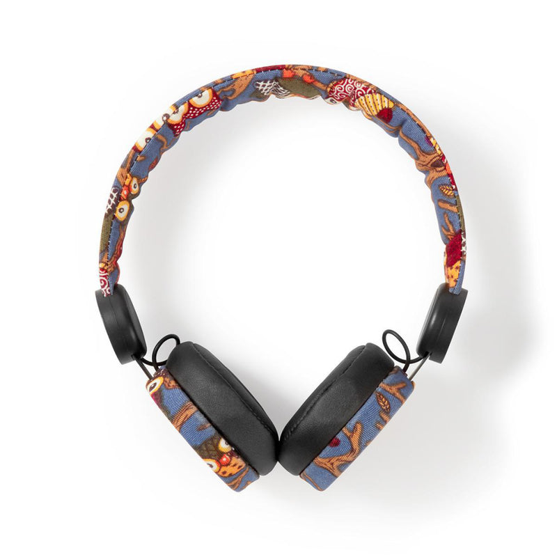 Nedis HPWD4101BK Bedrade Koptelefoon 1,2 M Ronde Kabel On-ear Uil Zwart