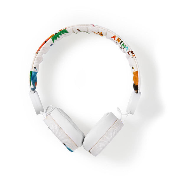 Nedis HPWD4104WT Bedrade Koptelefoon 1,2 M Ronde Kabel On-ear Olifant Wit