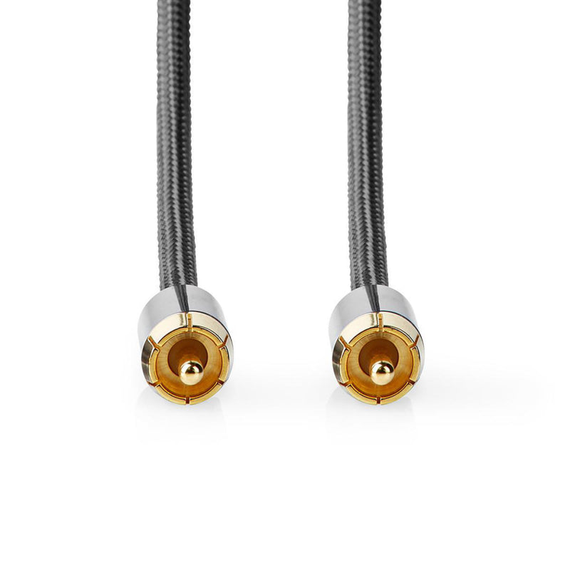 Nedis CATB24170GY20 Digitale Audiokabel Rca Male - Rca Male Gun Metal Grey Gevlochten Kabel