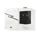 Nedis CATB25000GY30 Digitale Audiokabel Toslink Male - Toslink Male Gun Metal Grey Gevlochten Kabel