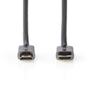 Nedis CVTB34000GY30 High Speed ??hdmi&trade;-kabel Met Ethernet Hdmi&trade; Connector Hdmi&trade; C
