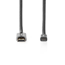 Nedis CVTB34700GY20 High Speed Hdmi-kabel Met Ethernet Hdmi&trade;-connector - Hdmi&trade;-microcon