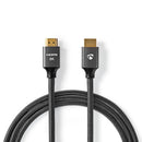 Nedis CVTB35000GY20 Ultra High Speed ??hdmi&trade;-kabel Hdmi&trade; Connector Hdmi&trade; Connecto
