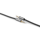 Nedis CATB22000GY20 Stereo-audiokabel 3,5 Mm Male 3,5 Mm Male Verguld 2.00 M Rond Grijs / Gun Metal