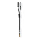Nedis CATB22150GY02 Stereo-audiokabel 3,5 Mm Male - 2x 3,5 Mm Female Gun Metal Grey Gevlochten Kabe