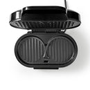 Nedis KAHM100BK Hamburger Grill 1000 Watt Zwart