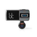 Nedis CATR101BK Fm-transmitter Voor In De Auto Bluetooth&reg; Bass Boost Microsd-kaartsleuf Handsfr