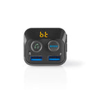 Nedis CATR120BK Fm-transmitter Voor In De Auto Bluetooth&reg; Bass Boost Microsd-kaartsleuf Handsfr