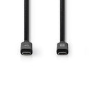 Nedis CCGW64700BK20 Usb 3.1-kabel Usb-c&trade; Male - Usb-c&trade; Male 2,0 M Zwart