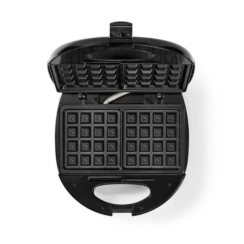Nedis KAWP200BK Wafelijzer 750 W Zwart