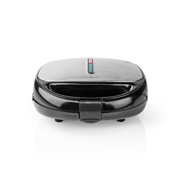 Nedis KARP100BK Multi-grill Tosti / Wafel / Grill 800 Watt Zwart
