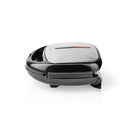 Nedis KARP100BK Multi-grill Tosti / Wafel / Grill 800 Watt Zwart