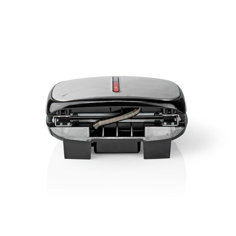 Nedis KARP100BK Multi-grill Tosti / Wafel / Grill 800 Watt Zwart