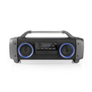 Nedis SPBB300BK Party Boombox 3 Uur Speeltijd Bluetooth® Draadloze Technologie Fm-radio Party-verli
